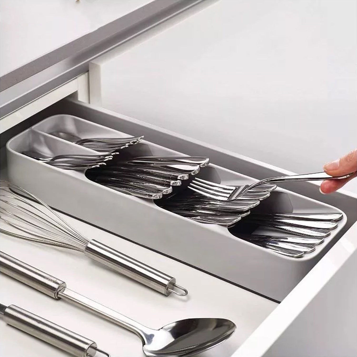 2762 1 Pc Cutlery Tray Box Used For Storing Cutlery Items And Stuffs Easily And Safely. 2762 1 Pc Cutlery Tray Box Used For Storing Cutlery Items And Stuffs Easily And Safely.